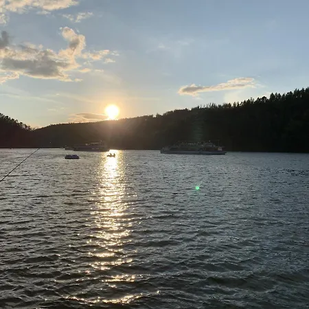 Ferienhaus Ferienhütte Zeltplatz Hopfenmühle Thüringen Für 4 Personen Stausee Hohenwarte