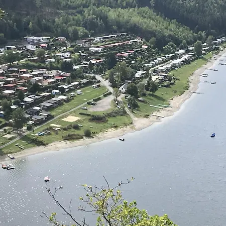Ferienhaus Ferienhütte Zeltplatz Hopfenmühle Thüringen Für 4 Personen Stausee Hohenwarte