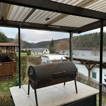 Ferienhutte Zeltplatz Hopfenmuhle Thuringen Fur 4 Personen Stausee Hohenwarte